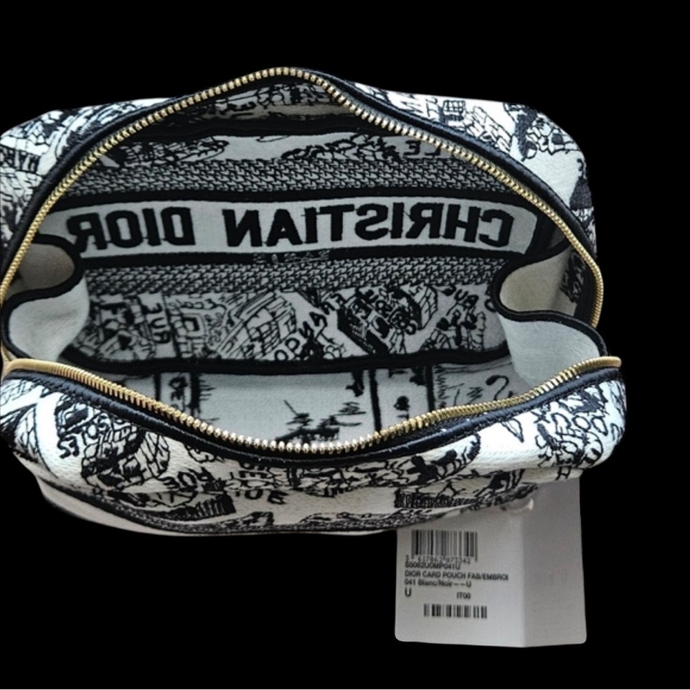 NEW w/Dior Dust Bag Christian Dior GWP Embroidered Clutch in Heavy Duty Dior Box - Picture 6 of 15